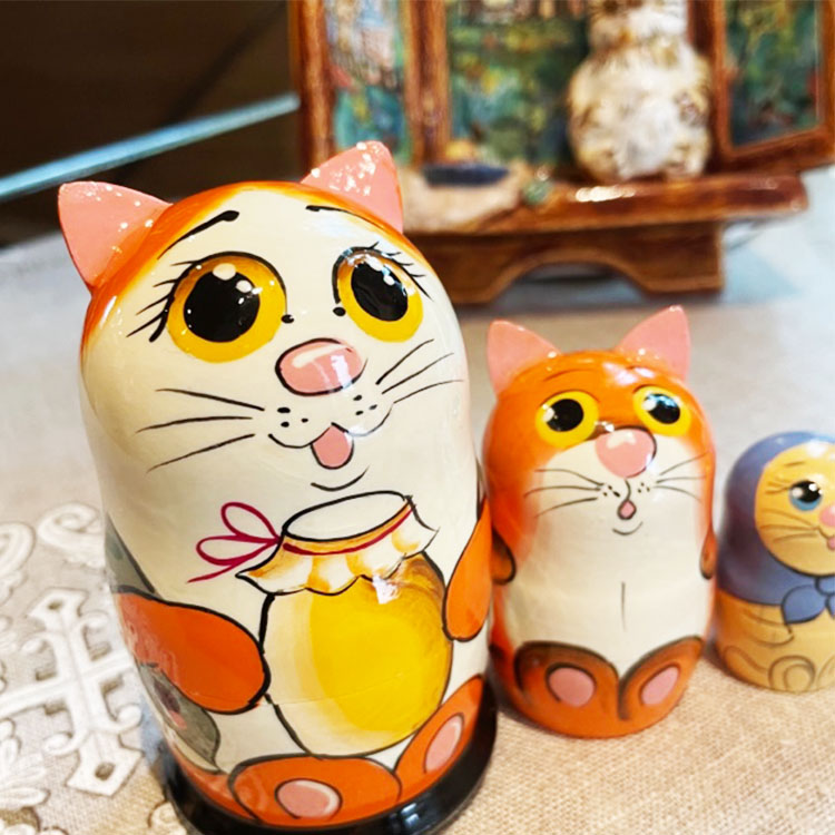 限定入荷 猫マトリョーシカ